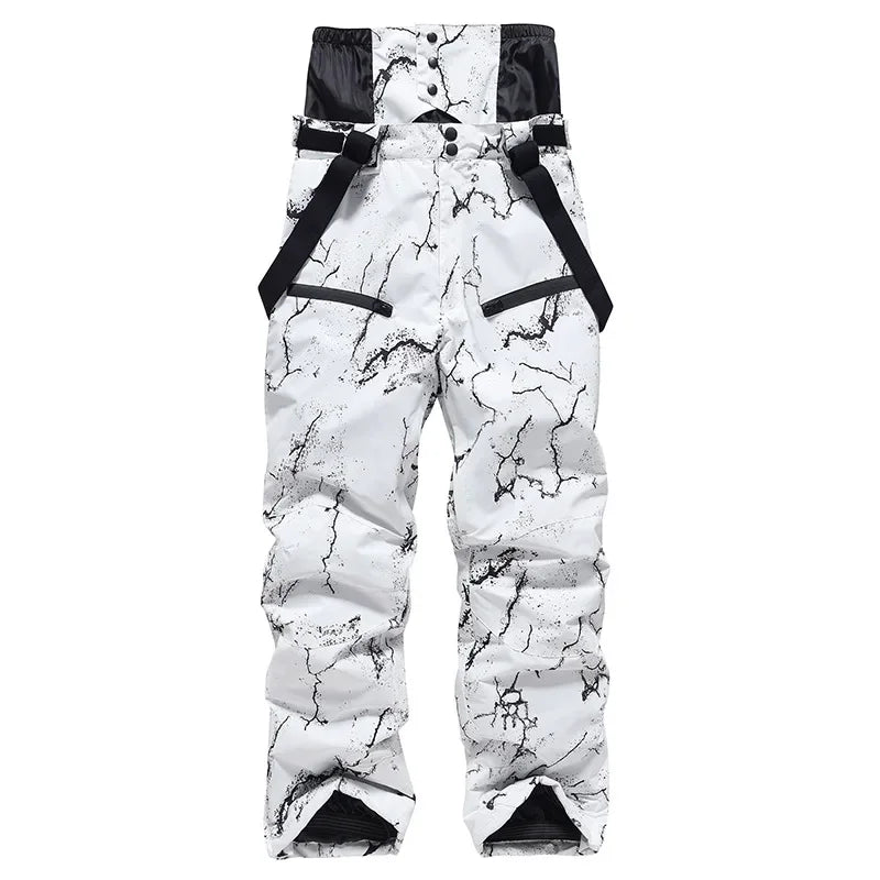 Women's and Men's Ski Pants Windproof Waterproof Snowboarding Pants Winter Outdoor Warm Snow Sports Pants Men Women Skiing