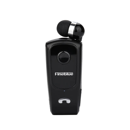 Fineblue F920 Wireless Retractable Portable Mini Bluetooth Headset Calls Remind Vibration Wear Clip Sports Running Earphone