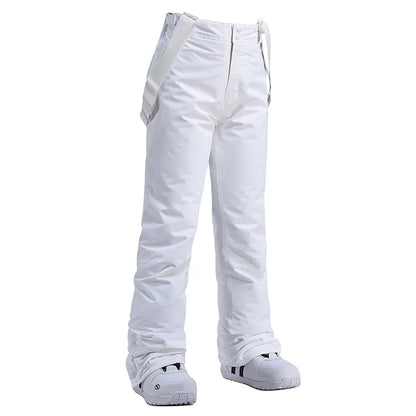 Cheap Women's and Men's Ice Snow Pants Outdoor Snowboarding Clothing Strap Trousers Skiing Suit Wear 10K Waterproof