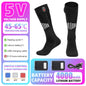 Winter Heated Sock Rechargeable Battery Stocking Men Women Electric Heating Ski Socks Sports Thermal Warmer Foot