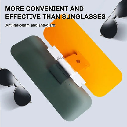 SEAMETAL Car Sun Visor HD View Day and Night Car Anti-glare Sun Visor Sun UV Blocked Clearly View Safety Driving Accessories