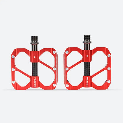 MEROCA Bicycle Pedal 3 Bearing Non-Slip Mtb Pedals Sealed Three Bearing Aluminum Alloy Mountain Bike Pedal Cycling Accessories