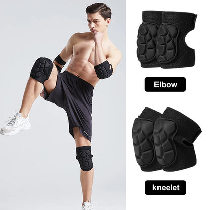 1Pair Breathable Anti-slip Elbow Knee Pads Mountain Bike Cycling Protection Dancing Knee Brace Support MTB Knee Protector Ride