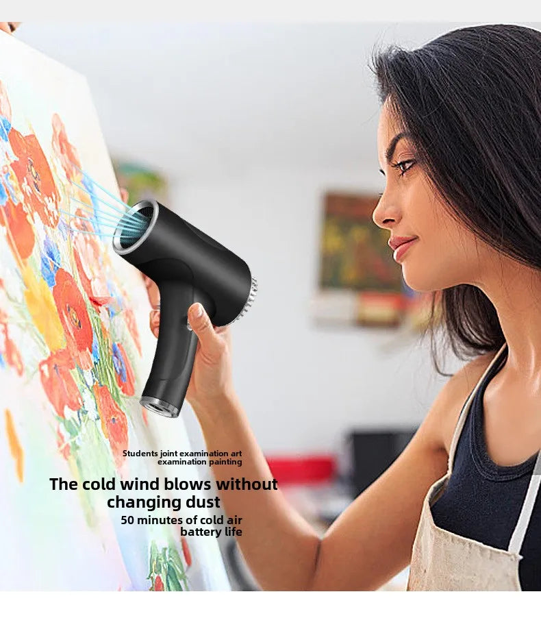 Wireless Portable Hair Dryer Professional Blow Dryer With Overheat Protection Mini Hair Dryer High power negative ion hair dryer
