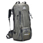 60L Camping Hiking Backpacks Men Outdoor Tourist Backpacks Nylon Sport Bag for Climbing Travelling with Rain Cover Free Knight