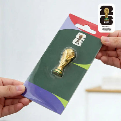FIFA Official Licensed 2026 World Cup USA Canada Mexico Trophy Fridge Magnet Magnetic Decor Sports Souvenir Fan Gift Collectible
