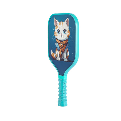 Kid Pickleball Paddle Little Mermaid Astronaut Galaxy Pickleball Paddle Lightweight Honeycomb Core Pickleball Gifts for Children