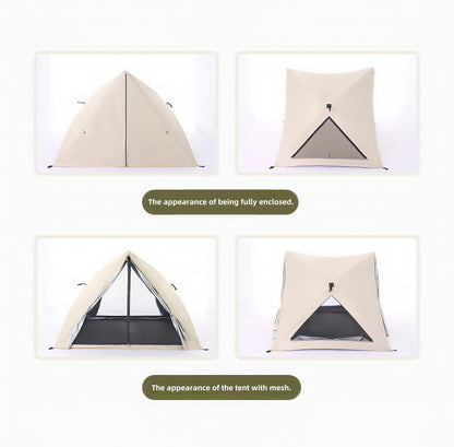Camping Tent Beach Tent 3-4 Person Family Foldable Shelter Waterproof Automatic Setup For Camping Hiking Traveling