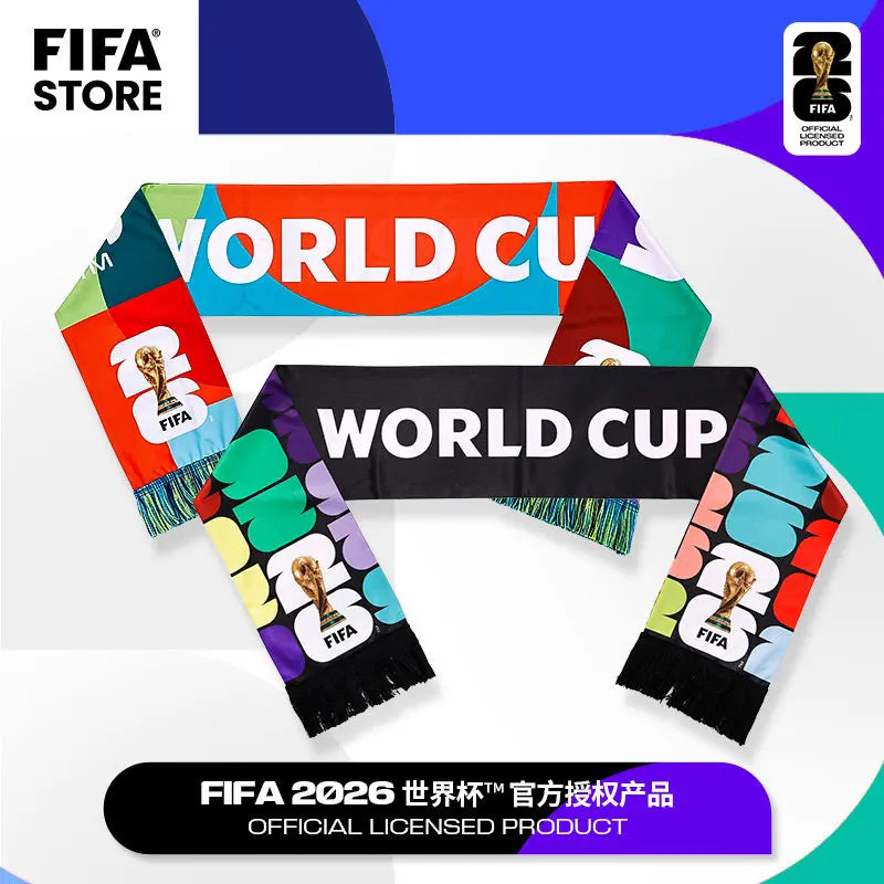 FIFA 2026 World Cup Souvenirs & Merchandise, National Team Fan Scarf, Cheer Scarf for Football Fans