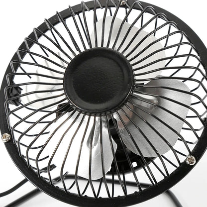4-inch USB Strong Wind Silent MINI Fan Desk 360 Degree Rotatable Summer Cooling Portable Fan for Laptop Notebook Ofiice