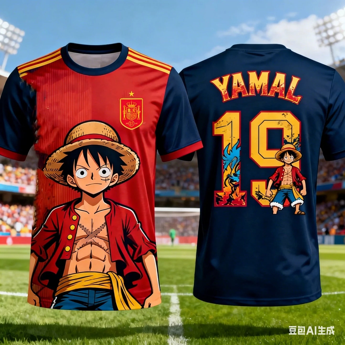 2026 New Arrival - Special Edition "One Dragon" Spanish Football Jersey - Round-neck Top - Suitable for Children's Football Spor