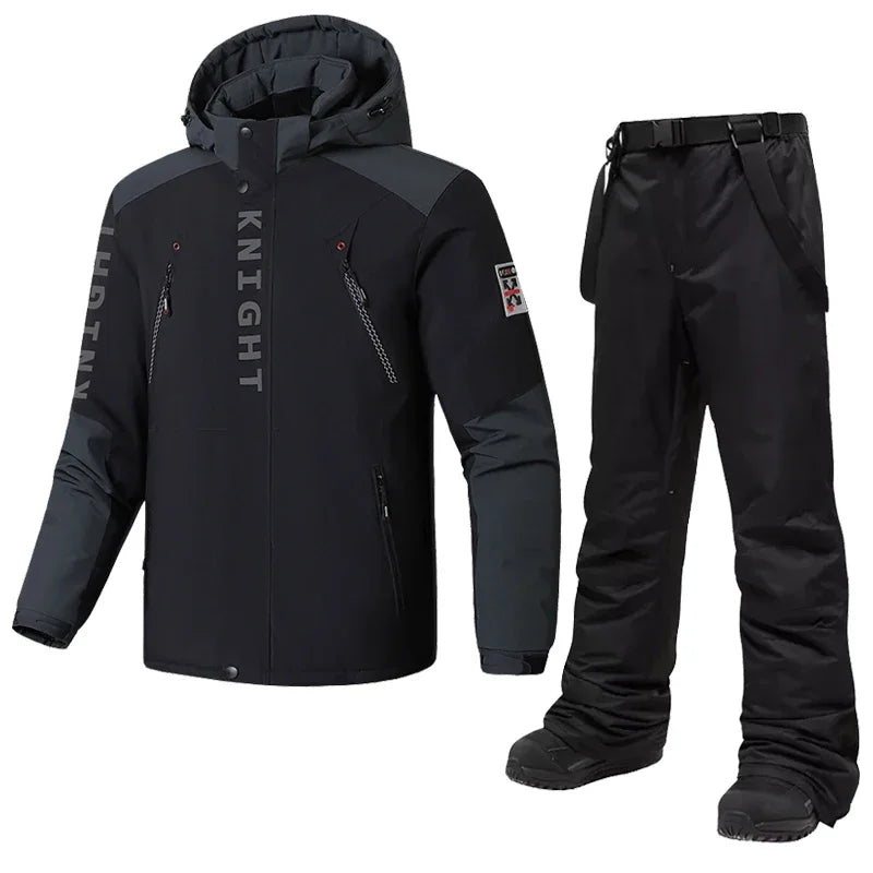 Fleece Ski Jackets and Pants, Good Quality L-8XL Windproof WaterProof.