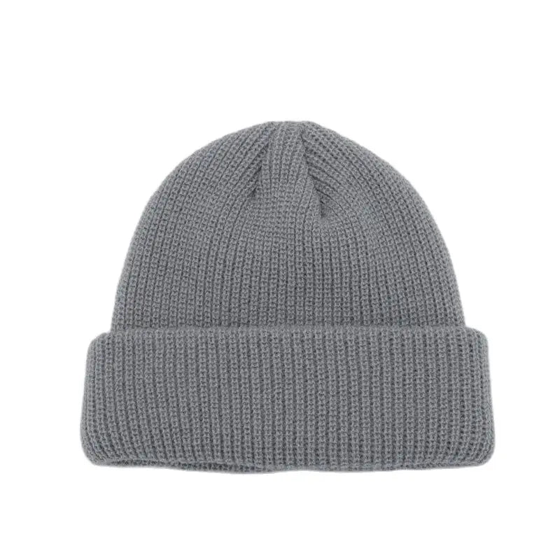Winter Warm Beanies Casual Short Thread Hip Hop Hat Adult Men Female Knitted Skull Cap Elastic Unisex