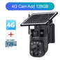 Ubox 12MP 60X Zoom 4G LTE Solar Camera Dual Screen Outdoor WiFi Security Camera PTZ PIR Detection Auto Tracking CCTV Waterproof