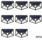1-12 Pack Solar Lights Outdoor 100 LED Wall Lamp Motion Sensor Lights Waterproof Solar Street Light for Garden Porch Yard Garage