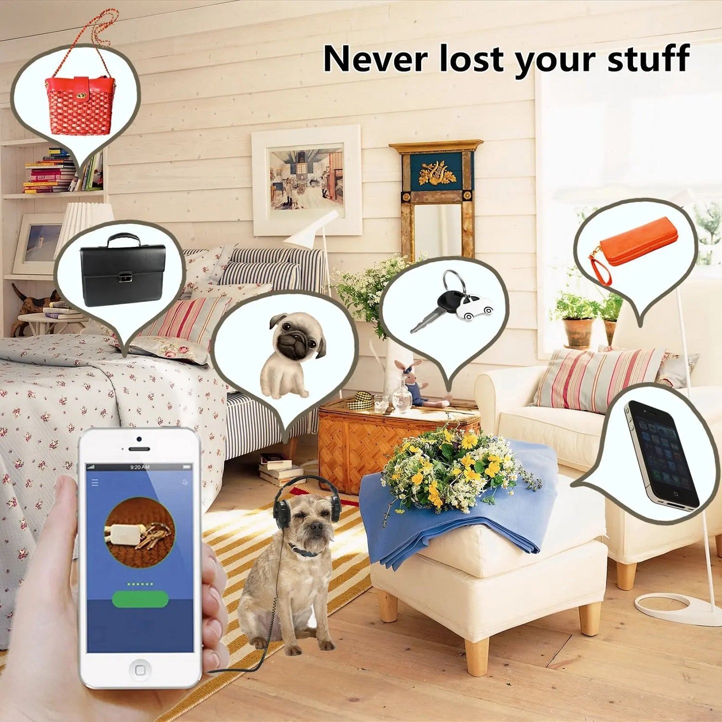 Mini GPS Tracker Anti Loss Finder Wallet Pet Key Tracker Spy Gadget Key Finder Anti Loss Alarm Wireless Location Tracker