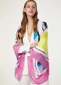 Foreign trade original single Italian autumn and winter new fashion brand printed light luxury shawl scarf