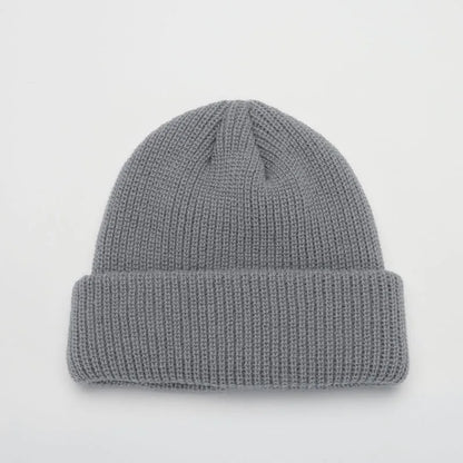Winter Warm Beanies Casual Short Thread Hip Hop Hat Adult Men Female Knitted Skull Cap Elastic Unisex