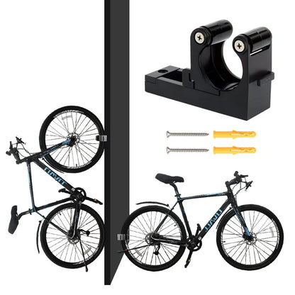 Bicycle Stand Parking Hook Tire Clamp Garage Organizer Wall Mount Clip Buckle Road MTB Bike Hanger Support Bracket Rack Storage