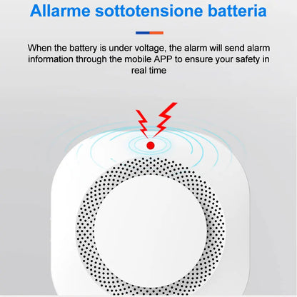 PGST Tuya Smart Wifi Smoke Sensor Smoke Detector Sensor Home Security For Security System Via Smart Life APPSmoke DetectorsGoWisse.com
