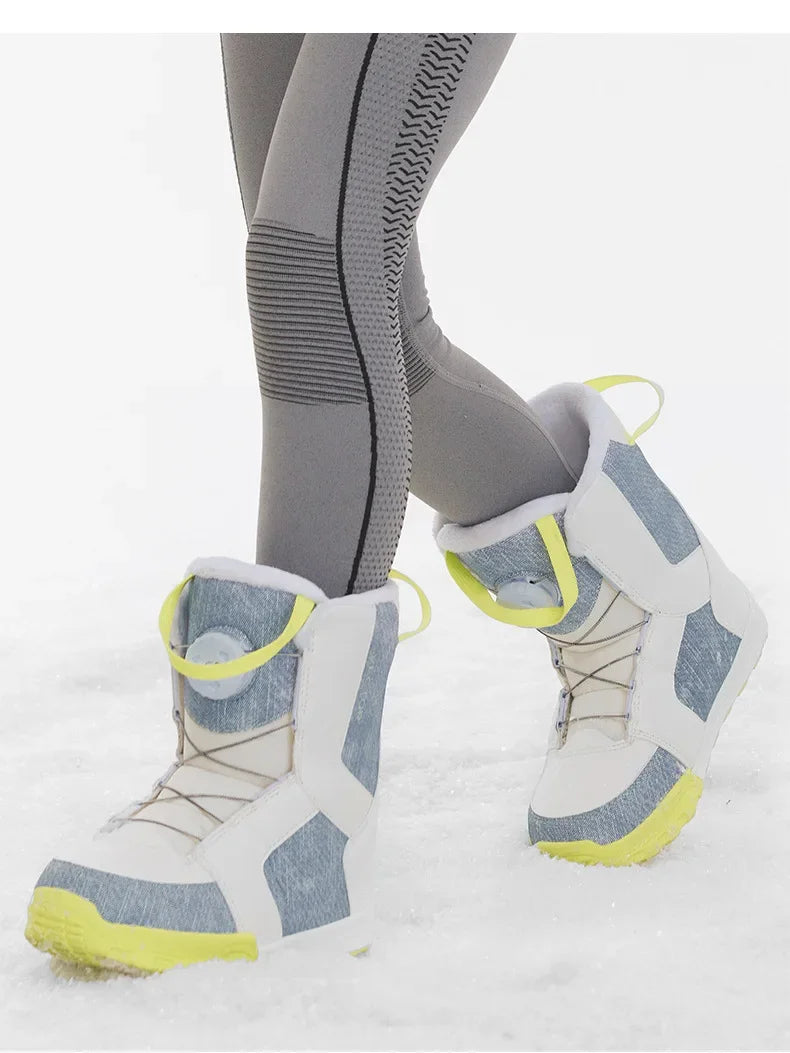 Skiing Women Snow Boot Footwear Snowboard Boots Ski Boots Men Warm Waterproof 2025 Outdoor Thermal Snowboard Shoes Ski Equipment