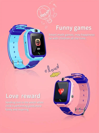 VIVO Kids 4G Smart Watch Sim Card Call Child SmartWatch SOS GPS Location Tracker Camera Waterproof Watch Gift For Ios Android