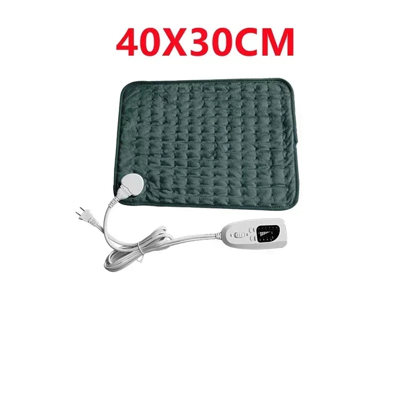 Electric Heating Pad Adjustable Warm Body Blanket Heated Blanket Waist Back Leg Warming Mat with Intelligent Timing Heated Pad