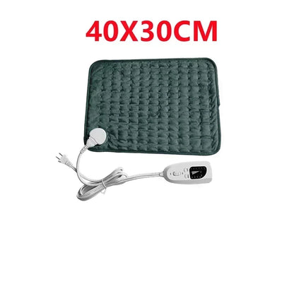 Electric Heating Pad Adjustable Warm Body Blanket Heated Blanket Waist Back Leg Warming Mat with Intelligent Timing Heated Pad