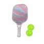 Pickleball Paddles Set Fiberglass Surface Non-Slip Grip Durable Lightweight Pop Tennis Sports Accessory Traction And Stability