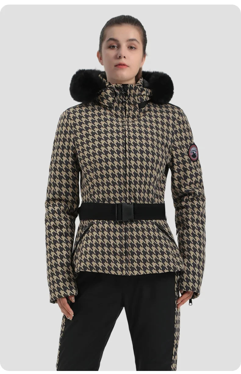 Skiing Jacket 2025 Mountain Snowboard Jackets Winter Hooded Woman Snow Jackets Outdoor Sports Outerwear Windproof Warm Tracksuit