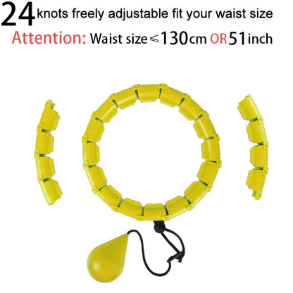 32/24/28 Section Adjustable Sport Hoops Abdominal Waist Exercise Detachable Hoola Massage Fitness Hoop Training Weight Loss