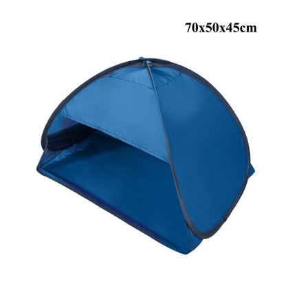 Beach Headrest Sunshade Tent UV-protecting Sunshelter Automatic Opened Portable Outdoor Camping Sunshade Tent For Adults Kids