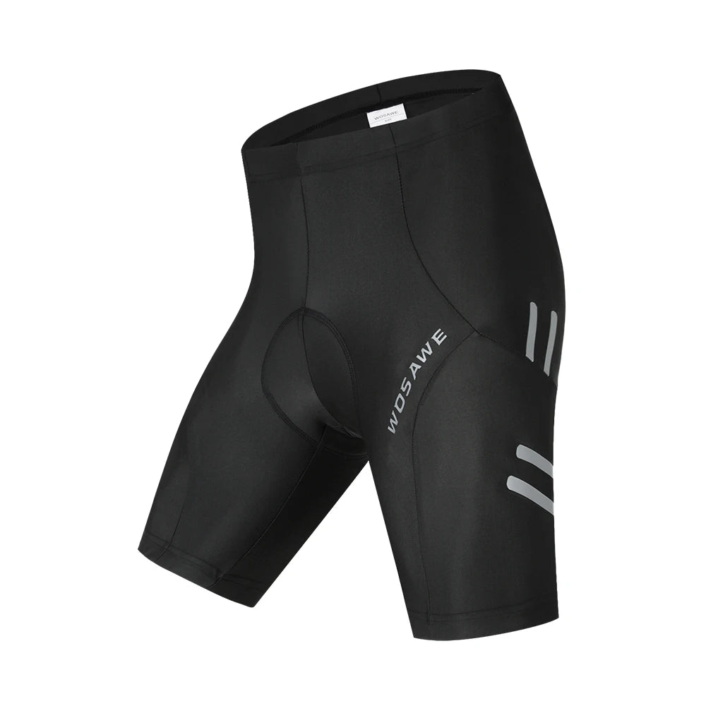 WOSAWE Men Cycling Tights Autumn Long Pants Shockproof Padded Tight Fitting MTB Bike Downhill Mountain Bicycle Leggings