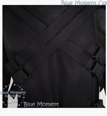 The Ghost Face Game Dead by Daylight Cosplay Disfraz mujer Black Costume Gothic Man Suit Full Set Halloween Carnival Customized