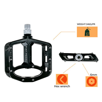 SHANMASHI5051 Magnesium alloy mountain bicycle pedal road bike wide comfortable non-slip pedal