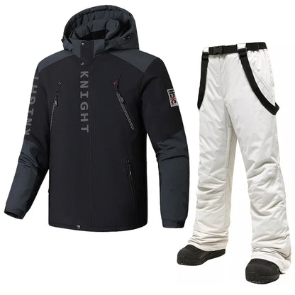 Fleece Ski Jackets and Pants, Good Quality L-8XL Windproof WaterProof.