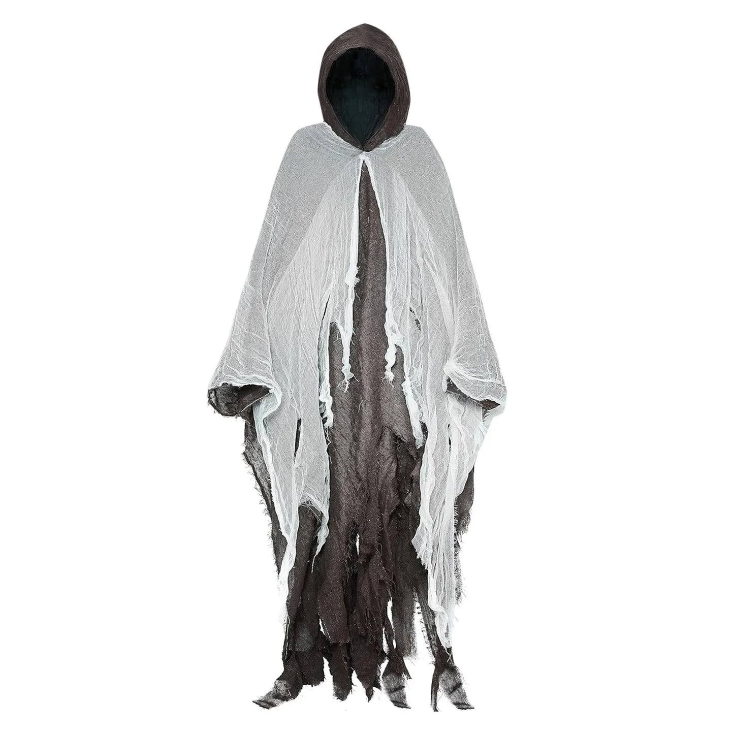 Witch Costumes Halloween Adult Cloak Vampire Hooded Cosplay Costume Cloak Scary Grim Reaper Dress Up Prank Horror Costume Props
