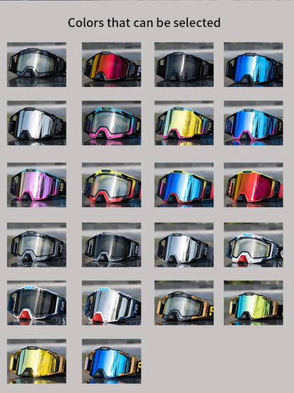 FXR Combat MX Goggle Motocross Racing Helmet Goggles MTB ATV MX Mask Windproof Protection Cycling Racing Goggles Skiing Glasses