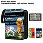 2026 World Cup Football Star Ronaldo Messi Mbappé 400/900pcs Album Book Folder Card Slots Collections Zipper Card Binder Holder