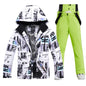 Ski Suit Men And Women Super Warm Thicken Waterproof Windproof Winter Snow Suits Skiing And Snowboarding Jackets + Pants Brands
