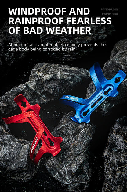 ROCKBROS Bicycle Bottle Cages Aluminium Alloy Cycling Water Bottle Holder Ultralight Cup Bracket Mount MTB Road Bike Accessories