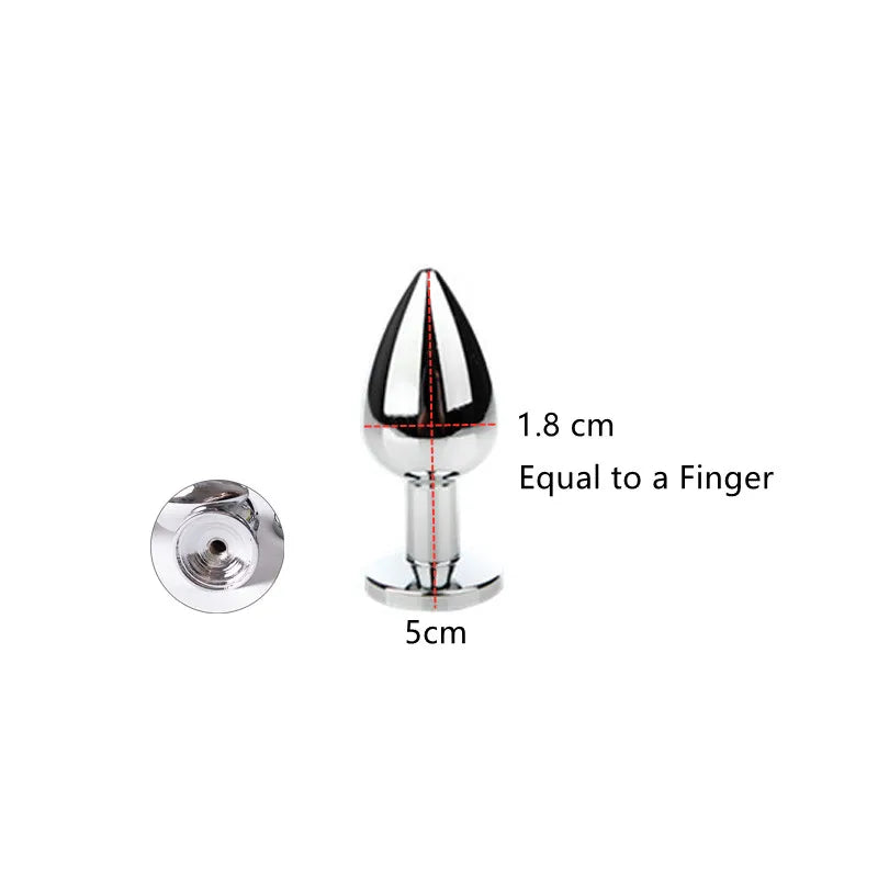 Exotic Anue Plug Toys with Separable Fox Tail Metal Butt Plug for Couple Women Anal Games Rabbit Cosplay Special Accessories