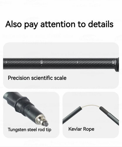 Naturehike 5-Section Walking Stick Pole Carbon Fiber Aluminum Alloy Folding Teleskopic Ultralight Trekking Hiking Canes UL Pro