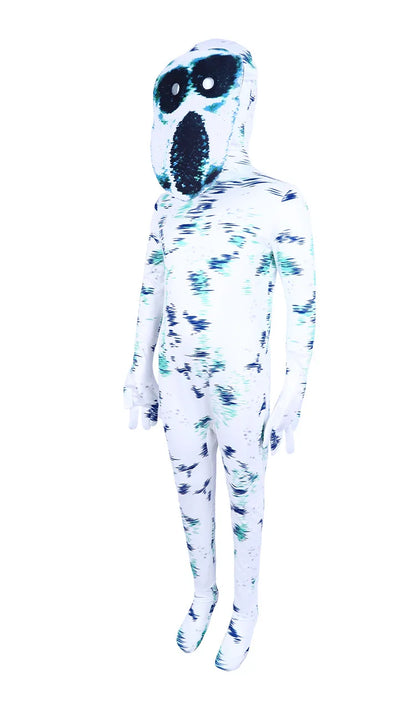 Doors Screech Cosplay Seek Doors Costume Kids Single Eye Mask Suit Jumpsuit Monster Jumbo Horror Scary Halloween Costume Child