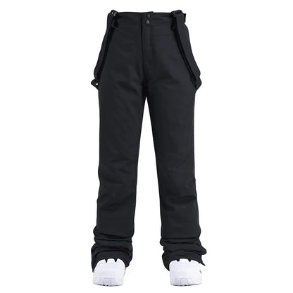 Cheap Women's and Men's Ice Snow Pants Outdoor Snowboarding Clothing Strap Trousers Skiing Suit Wear 10K Waterproof