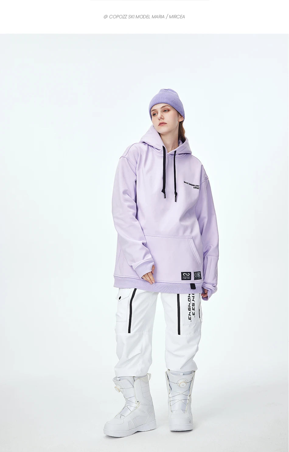Oversize Ski Hoodie Men Women Warm Windproof Waterproof Snow Hoodie Ski Jacket Skiing Snowboarding Hooded Jackets Ski Equipment
