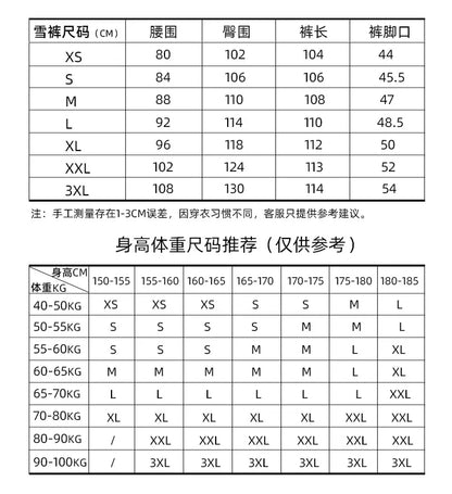 Women's and Men's Ski Pants Windproof Waterproof Snowboarding Pants Winter Outdoor Warm Snow Sports Pants Men Women Skiing