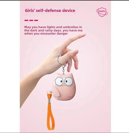 2025 Small and Easy To Carry Anti-attack Self-defence Alarm Rechargeable Battery Loud Key Chain 130db Personal Alarm
