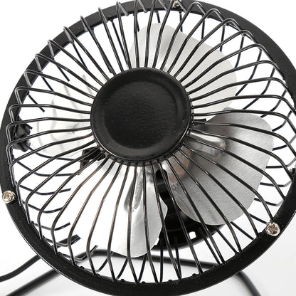 4-inch USB Strong Wind Silent MINI Fan Desk 360 Degree Rotatable Summer Cooling Portable Fan for Laptop Notebook Ofiice