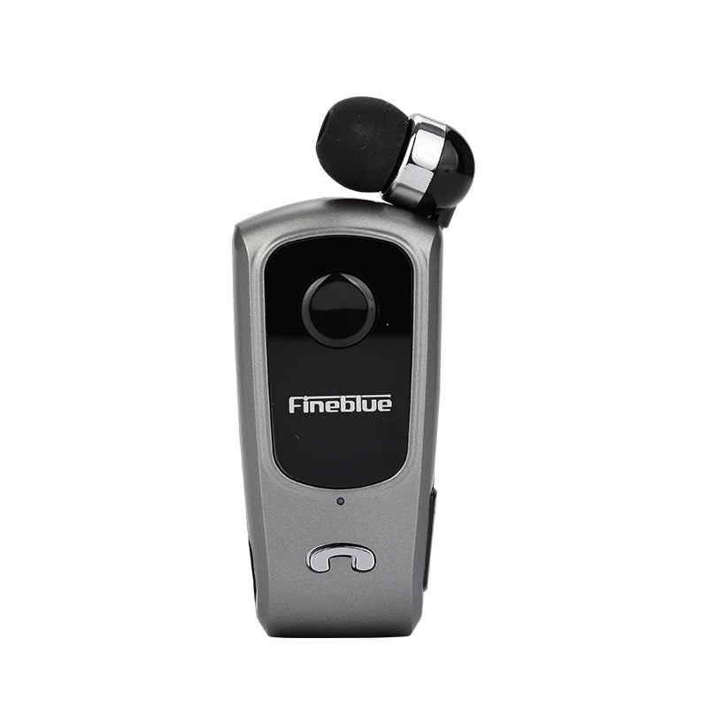 Fineblue F920 Wireless Retractable Portable Mini Bluetooth Headset Calls Remind Vibration Wear Clip Sports Running Earphone